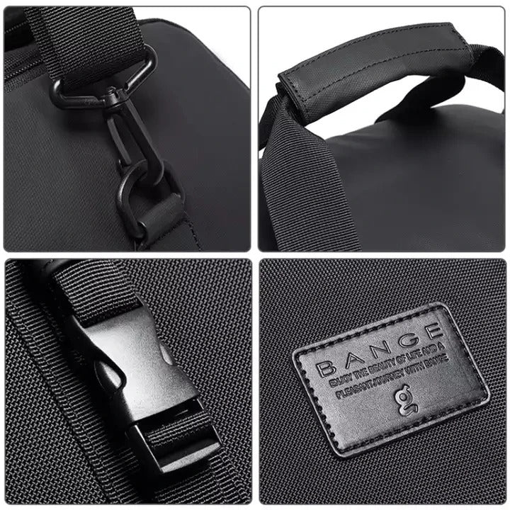 caractéristiques sac de voyage convertible noir