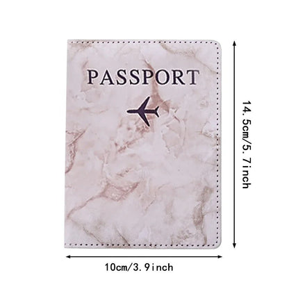 dimensions porte passeport couleur marbre