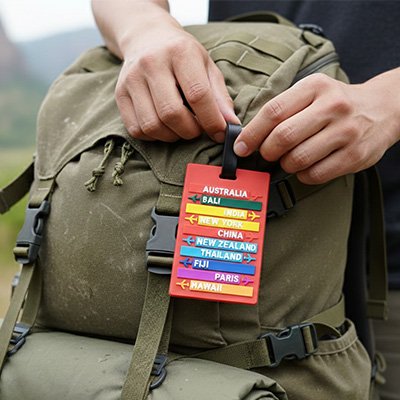 Etiquette bagage pratique