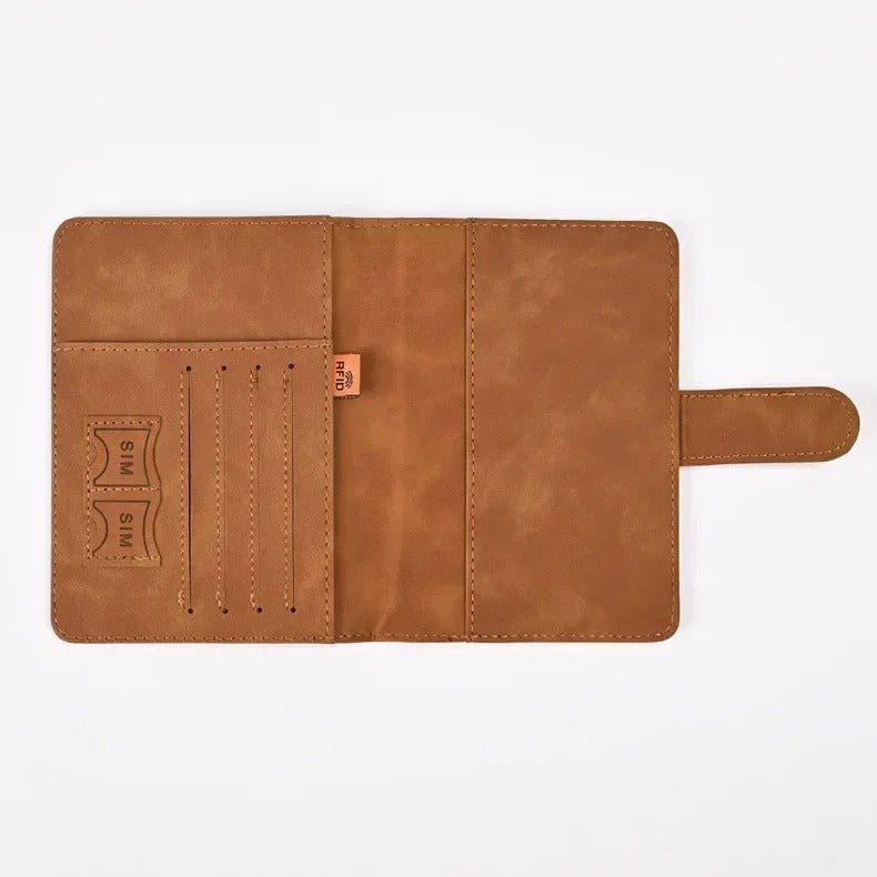 etui passeport ouvert