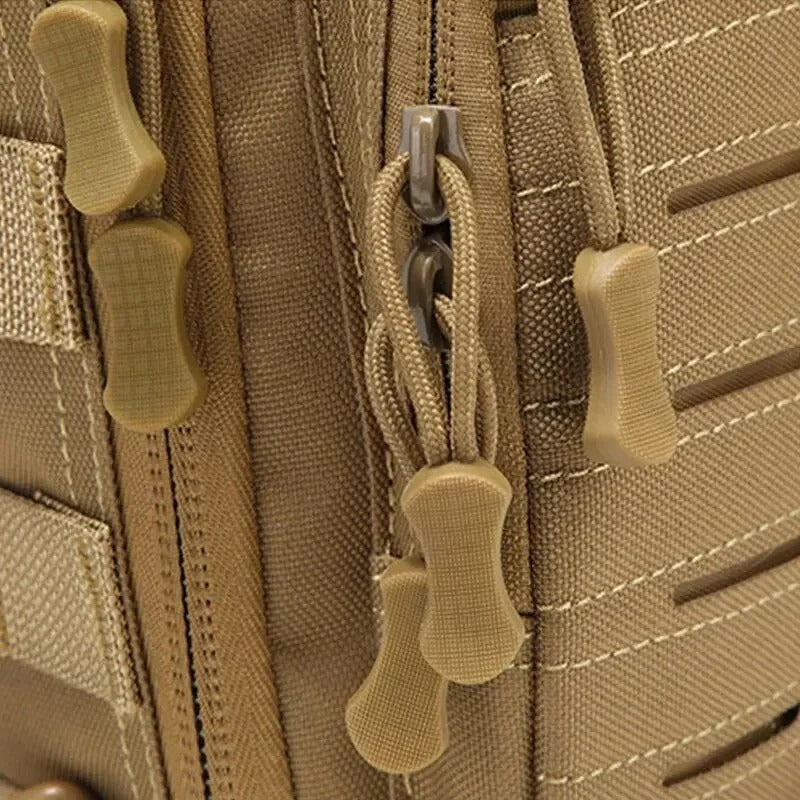 sac bandoulière homme randonnée et camping avec fermetures eclairs solides