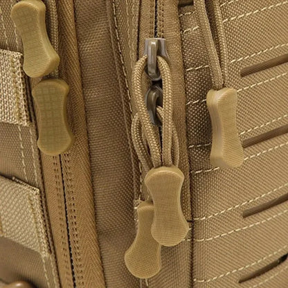 sac bandoulière homme randonnée et camping avec fermetures eclairs solides