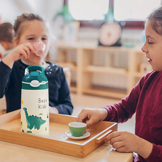 filles avec gourde enfant isotherme best kids protection optimale