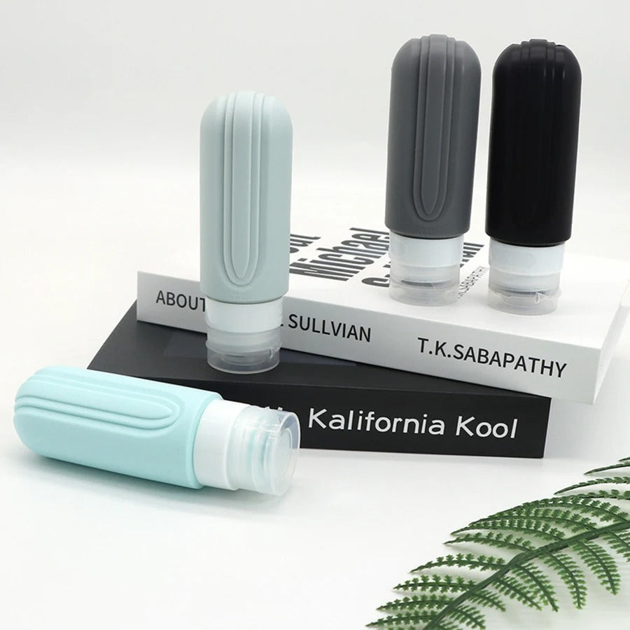 flacon voyage antifuite en silicone pour le voyage