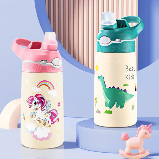 gourde enfant isotherme best kids protection optimale licorne et dinosaure