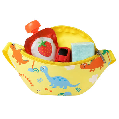 gouter dans sac banane enfant dinosaure