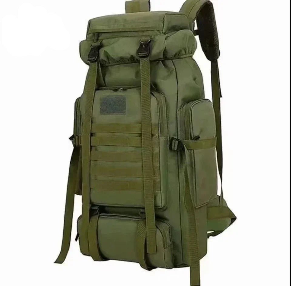 grand sac de voyage 80L vert