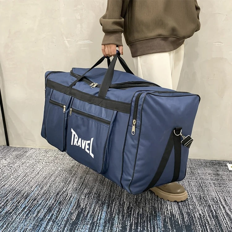 grand sac de voyage travel  bleu homme