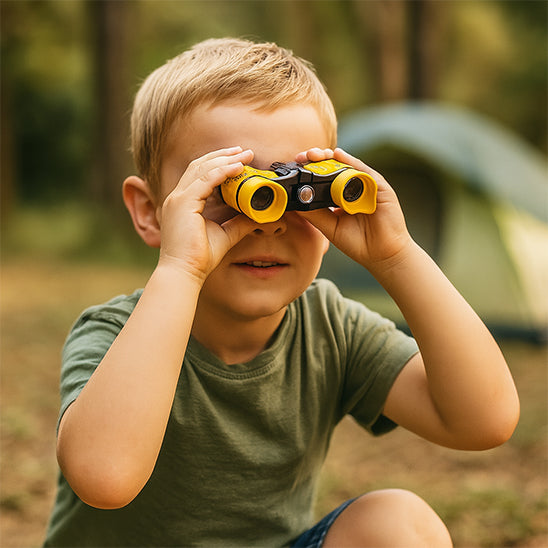 observation avec jumelles enfant binokid