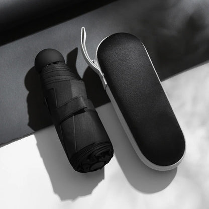 MINI PARAPLUIE PLIABLE AVEC ÉTUI DE RANGEMENT