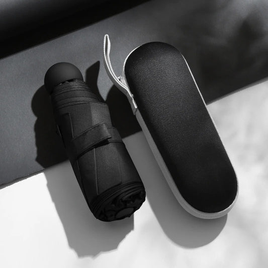 MINI PARAPLUIE PLIABLE AVEC ÉTUI DE RANGEMENT