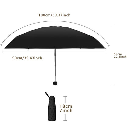 MINI PARAPLUIE PLIABLE AVEC ÉTUI DE RANGEMENT