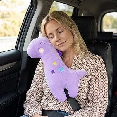 Oreiller de voyage violet