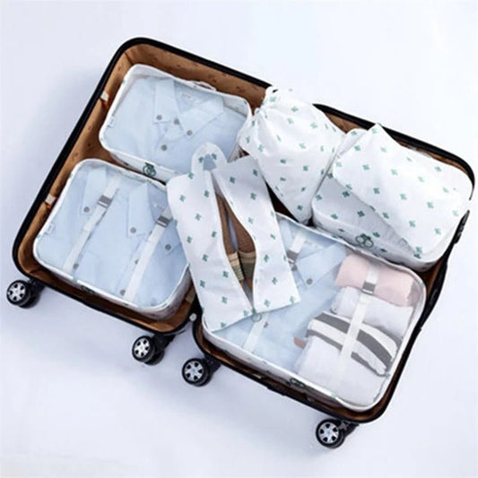 organisateur de valise cactus 7 pièces design