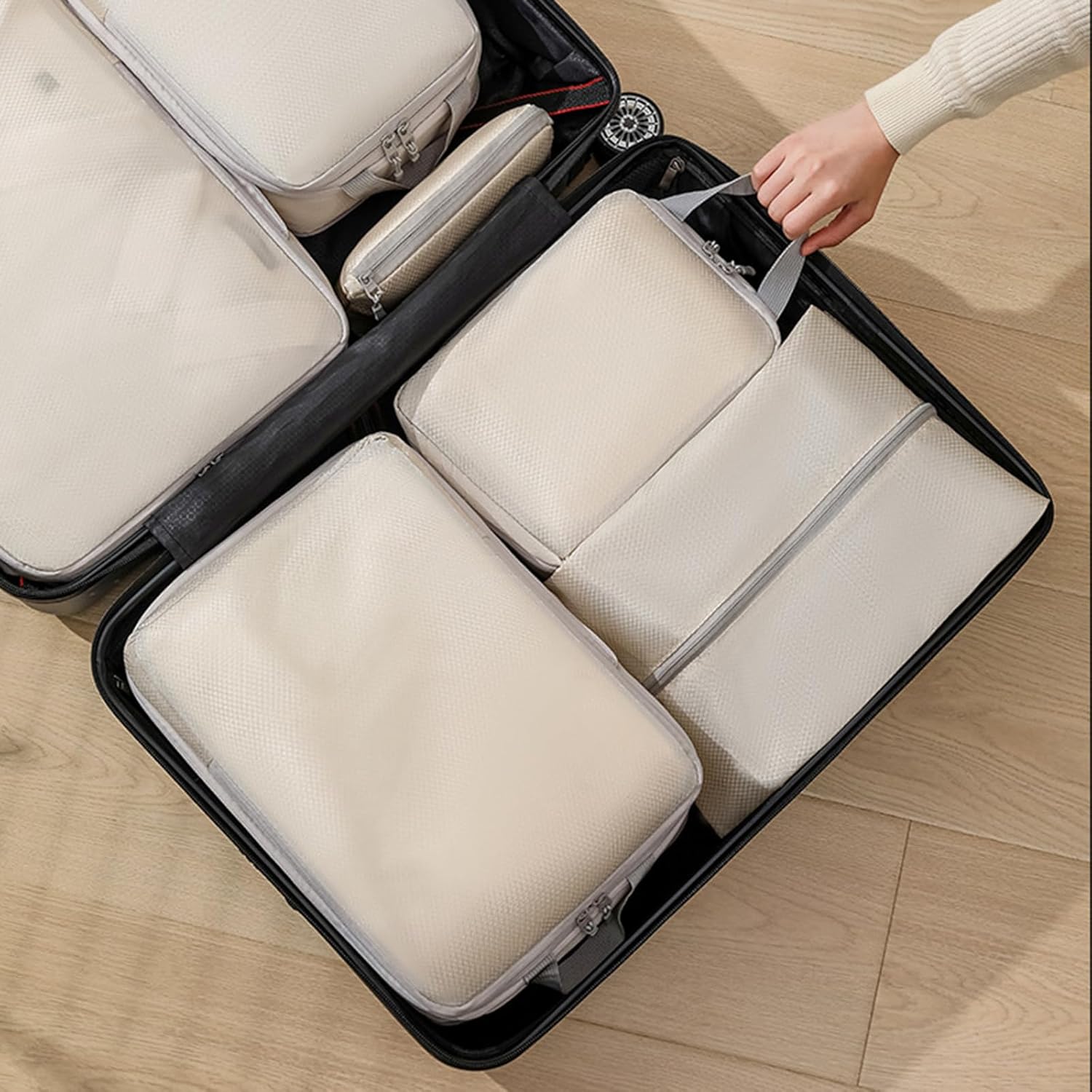 organisateur de voyage valise set 6 pieces pratique