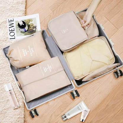 rangement valise avec organisateur valise complet 10 pièces
