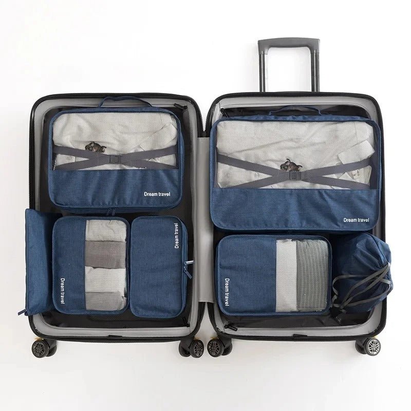 organisateur valise dream travel bleu foncé