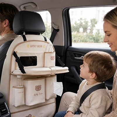 Organisateur voiture enfant avec support tablette