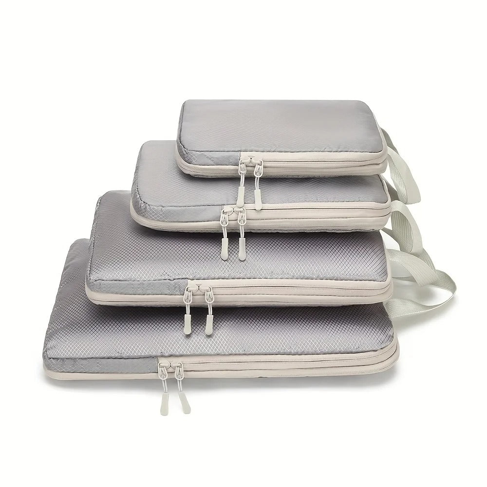 organisateurs de bagage gris