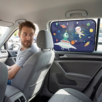 Pare soleil voiture bébé lumiere