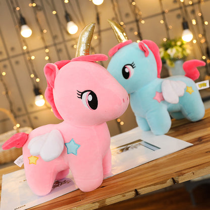 deux peluches licorne