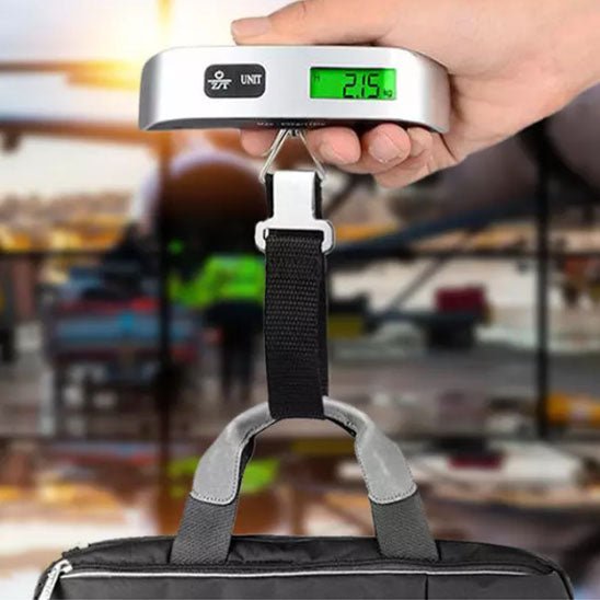 pese-bagage portable ecran lcd avec valise