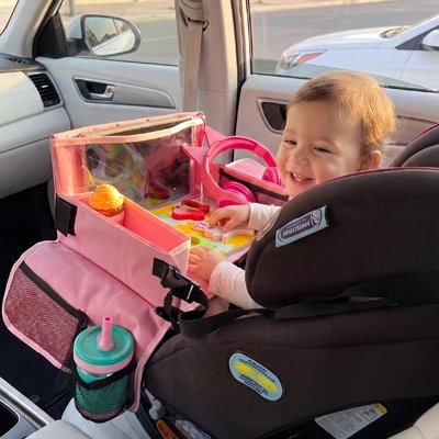 Plateau pour voiture​ rose