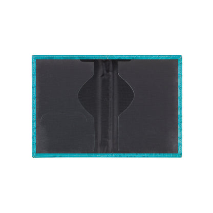 pochette passeport cuir crocodile ouvert
