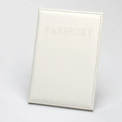 pochette passeport voyage blanc