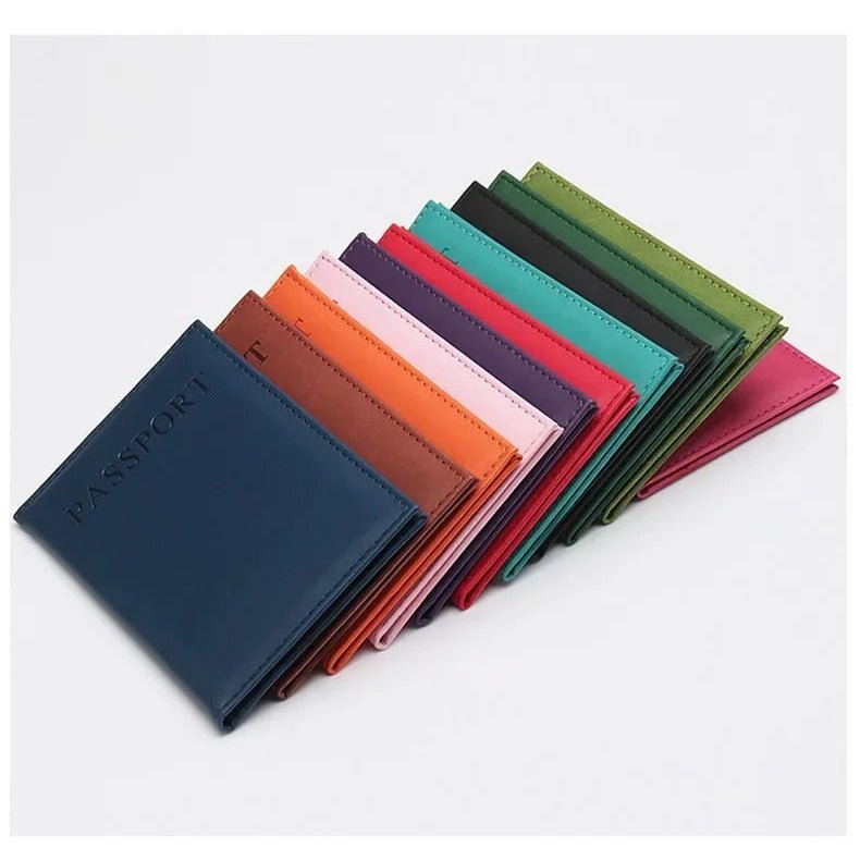 pochette passeport voyage colorées