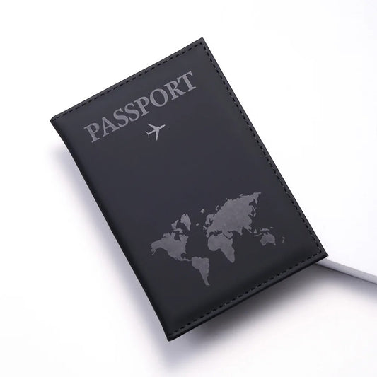 protege passeport de voyage anti rfid noir design