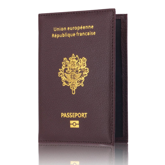 protege passeport république française brun