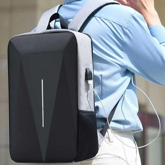 sac a dos voyage safetrip pro usb recharge telephone homme appel