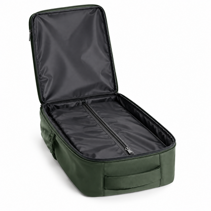 sac a dos avion cabine compressible ouvert à 180 degrés