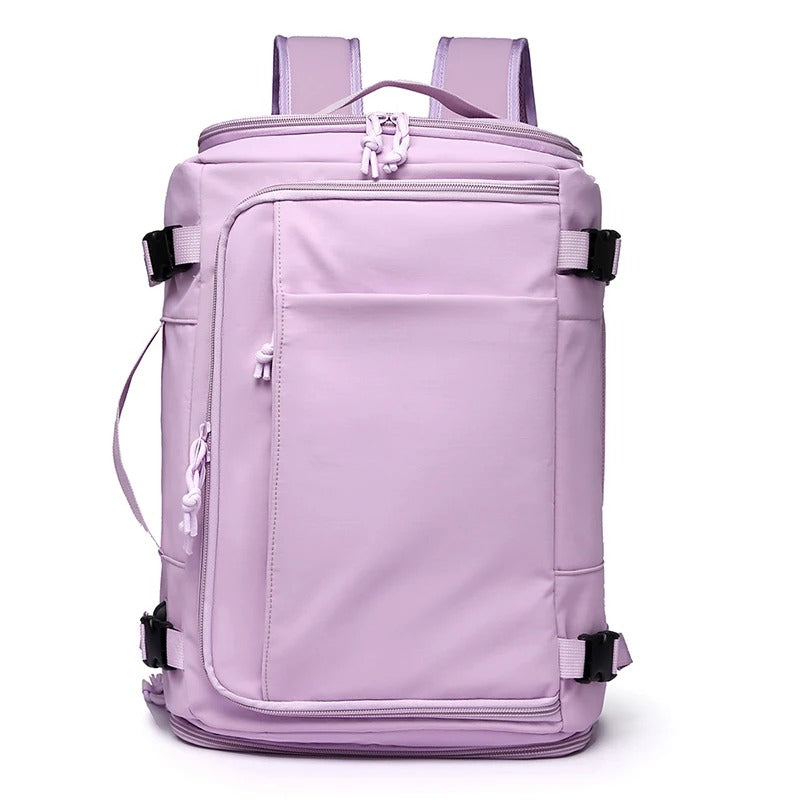 sac a dos cabine extensible polvalent violet