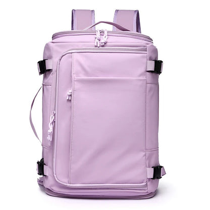 sac a dos cabine extensible polvalent violet