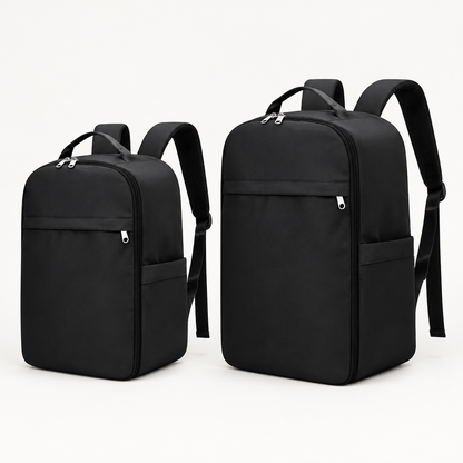 Sac à dos femme voyage présenté en deux formats Ryanair et EasyJet.