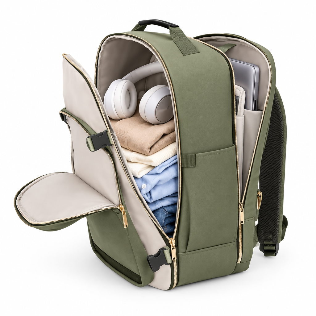 Compartiments de rangement du sac à dos cabine Organizer