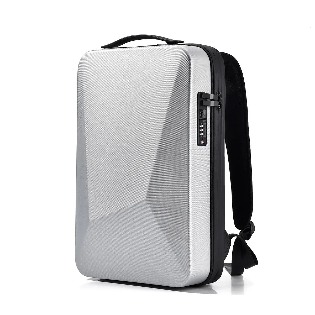  sac a dos coque antivol couleur argent