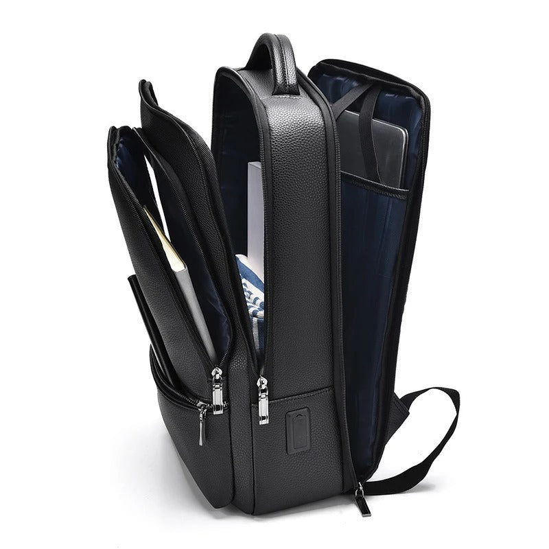 SAC À DOS CUIR HOMME - ÉLÉGANCE ET RÉSISTANCE POUR VOS VOYAGES - Parents explorateurs