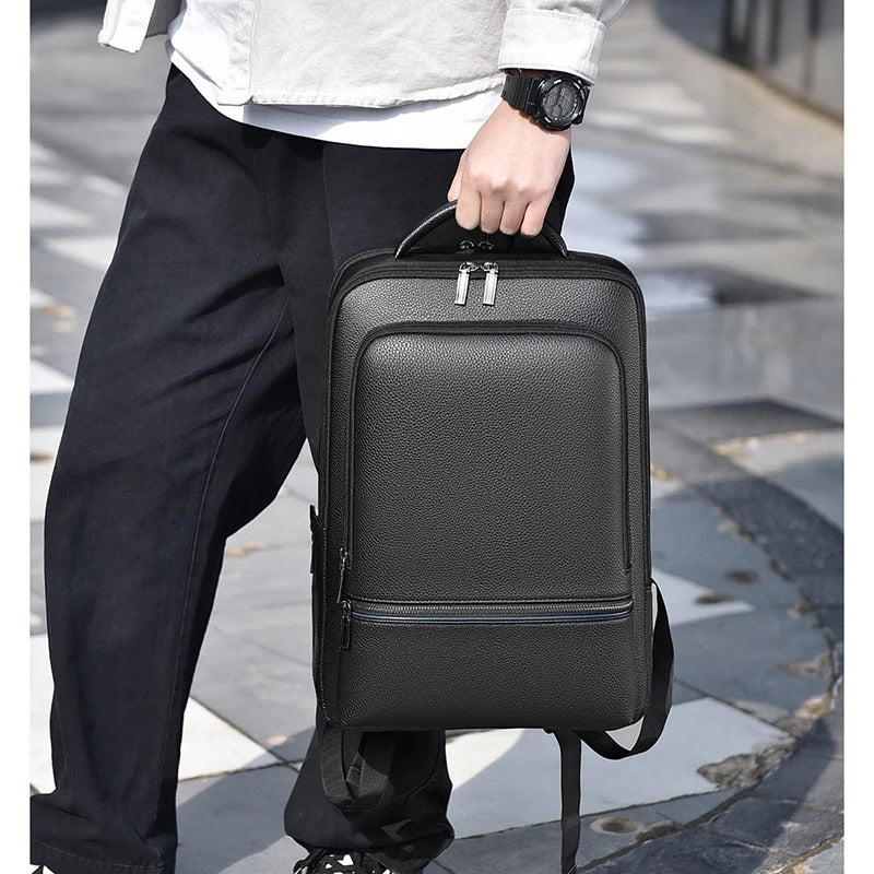 SAC À DOS CUIR HOMME - ÉLÉGANCE ET RÉSISTANCE POUR VOS VOYAGES - Parents explorateurs
