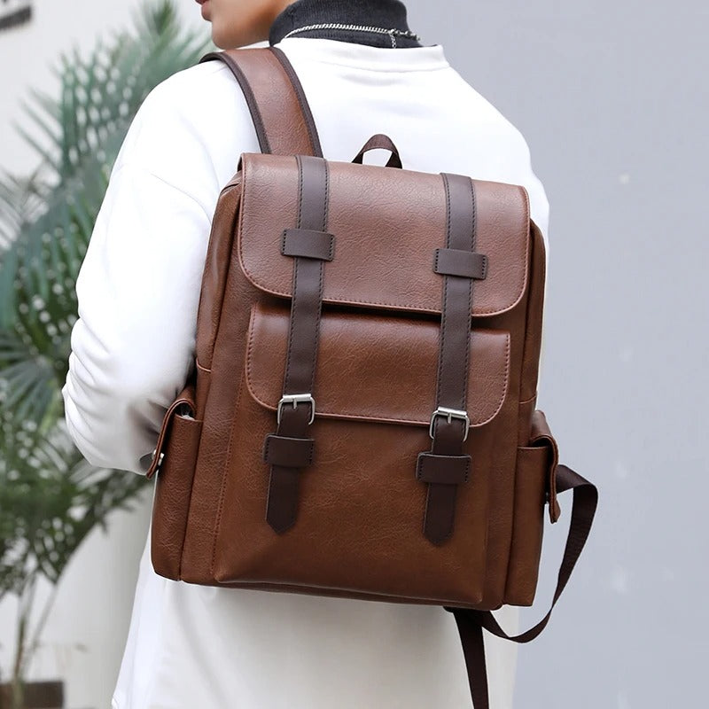 sac-a-dos-cuir-homme-vintage-cartable-brun-clair-confortable