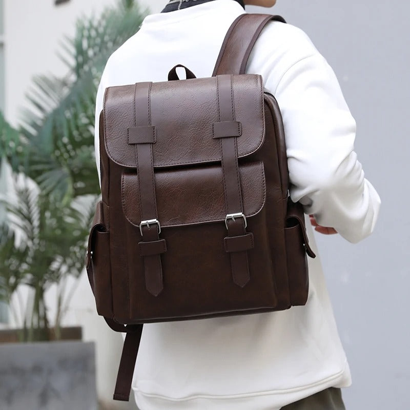 sac-a-dos-cuir-homme-vintage-cartable-brun-fonce-confortable