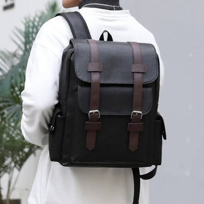 sac-a-dos-cuir-homme-vintage-cartable-noir-confortable