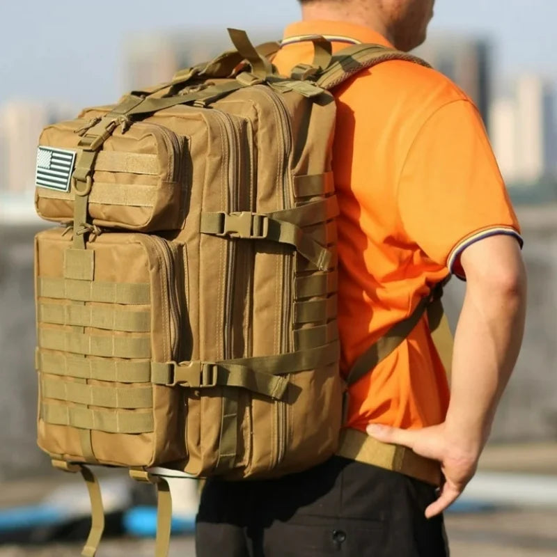 sac a dos de voyage grande taille militaire homme exterieur
