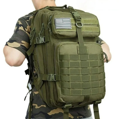 sac a dos de voyage grande taille militaire vert