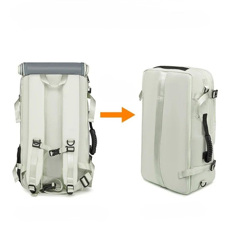 sac à dos mutli compartiment homme convertible en valise