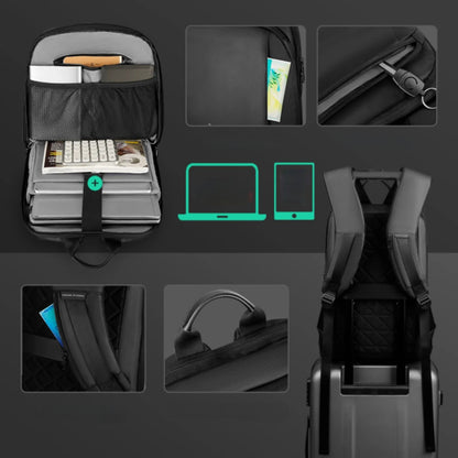 sac a dos ordinateur minimaliste et etanche compartiments