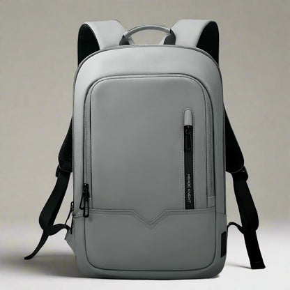 sac a dos ordinateur minimaliste et etanche design gris