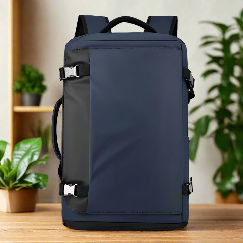 sac a dos valise cabine 40l design bleu